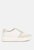 Kjaer Dual Tone Leather Sneakers In Off White