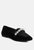 Lamington Diamante Embellished Velvet Loafers In Black - Black