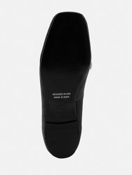 Lamington Diamante Embellished Velvet Loafers In Black