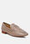 Liliana Taupe Classic Leather Penny Loafers - Taupe