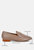 Liliana Taupe Classic Leather Penny Loafers