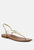 Madeline Gold Flat Thong Sandals - Gold