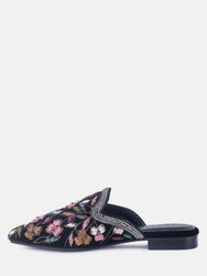 Marcella Embroidered Mules