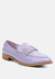 Meanbabe Semicasual Stud Detail Patent Loafers In Lilac - Lilac
