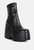 Purnell Black High Platform Ankle Boots - Black
