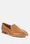 Richelli Metallic Sling Detail Loafers In Tan - Tan