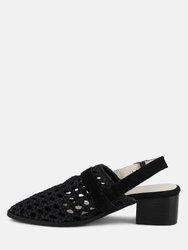 Rosalie Black Block Heeled Sandal