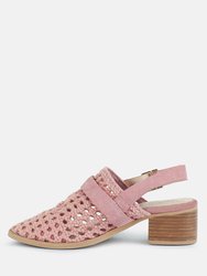 Rosalie Pink Block Heeled Sandal