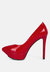 Rothko Red Patent Stiletto Sandals