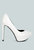 Rothko White Patent Stiletto Sandals