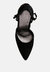 Rule Breaker Black Lace Up Stiletto Sandals