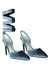 WALLIS Blue Diamante Embellished Tie Up Stiletto Sandals