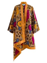 Amina African Print Asymmetrical Kimono