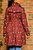 Tribal Print Trench Coat Dress