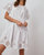 Arielle Dress In White Eyelet