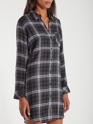 Bianca Plaid Shirtdress