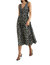 Bruna Dress In Ebony Texture - Ebony Texture
