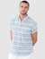 Carson Short Sleeve Shirt - Sea White Stripe