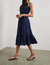 Magdalene Dress In Admiral Blue