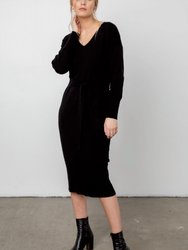 Margot Sweater Dress - Black
