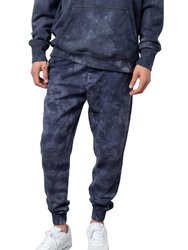 Men's Everson Jogger In Midnight Tie Dye - Midnight Tie Dye