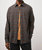 Mens Forrest Button Down Shirt In Dark Loch - Dark Loch