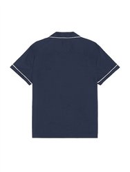 Osbourne Button Up Shirt In Binaural Blue