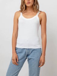 The Fitted Tank - Ivory