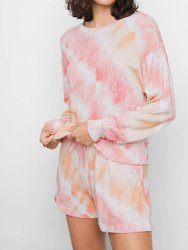 Women Ramona Sweatshirt In Sunset Tie Dye