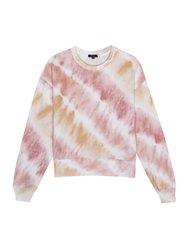 Women Ramona Sweatshirt In Sunset Tie Dye - Sunset Tie Dye