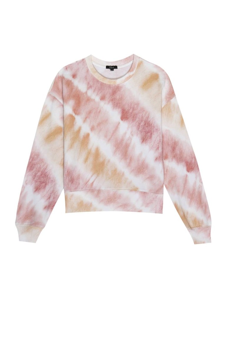 Women Ramona Sweatshirt In Sunset Tie Dye - Sunset Tie Dye