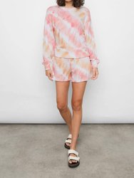 Women Ramona Sweatshirt In Sunset Tie Dye