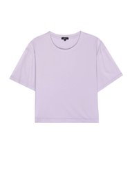 Women's Boxy Crew In Lavender - Lavender