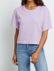 Women's Boxy Crew In Lavender