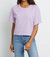 Women's Boxy Crew In Lavender