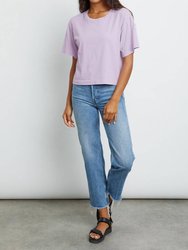 Women's Boxy Crew In Lavender