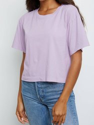 Women's Boxy Crew In Lavender