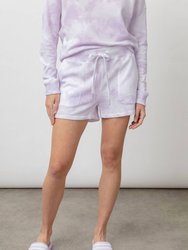 Women's Robin Short In Lavender Tie Dye