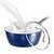 1.2 qt. Aluminum Alloy Nonstick Sauce Pan In Blue With Lid