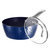 1.2 qt. Aluminum Alloy Nonstick Sauce Pan In Blue With Lid - Blue