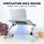 16.5" Foldable And Portable Silver Desk Stand With Double CPU USB Cooling Fan