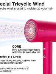 1800W Hair Dryer Professional Patented Water Ion Blow Dryer