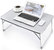 23.8" Beige Finish Foldable And Portable Mini Desk Tray