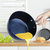 3-Piece Aluminum Alloy Non-Stick Induction Frying Pan Set With Lid