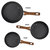 3-Piece Aluminum Non-Stick Induction Frying Pan Set