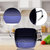 4.2 qt. Aluminum Alloy Nonstick Sauce Pan In Blue With Lid