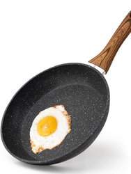 7.78 in. Black Aluminium Non-stick Frying Pan