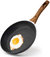 7.78 in. Black Aluminium Non-stick Frying Pan