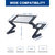 Adjustable And Foldable Portable Laptop Stand With Mouse Pad