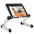 Aluminum Adjustable And Foldable Portable Desk Book Holder - Black